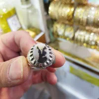 انگشتر نقره نگین شجر اصلی|جواهرات|مشهد, پایین خیابان|دیوار