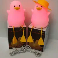 چراغ خواب سیلیکونی پاندا واردک کلاه دار بدون کلاه|چراغ خواب و آباژور|قم, چهل درخت|دیوار