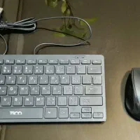 کیبورد تسکو بسیار تمیز و کم کار همراه موس بی سیم