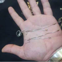 گوشواره حلقه ای آویزی دستبند انگشتر زنجیر پلاک