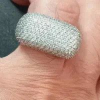 انگشتر زنونه برلیان اتمی متفاوت تک