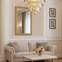 لوستر کریستالی پذیرایی|لوستر و چراغ آویز|تهران, بازار|دیوار