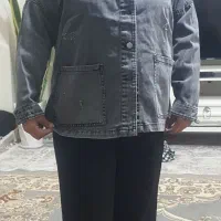 نیم تنه جین وکت جین.نو نونو سایز فری سایز۴۴