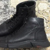 نیم بوت چرم مردانه