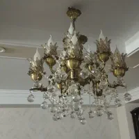 لوستر برنزی پنج عدد ،بسیار تمیز