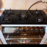 گاز 5شعله تمیز در حد نو