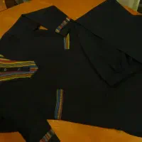 یک سِت مانتوشلوار مدرسه سرمه ای دخترانه ایده آل|لباس|تهران, ولنجک|دیوار
