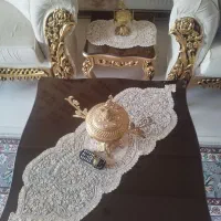 مبل هفت نفره تمیز و سالم به همراه عسلی و کوسن|مبلمان خانگی و میز عسلی|اسلام‌شهر, شهرک انبیا|دیوار