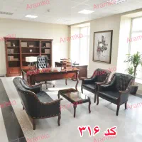 مبلمان اداری ASAYI میز مدیریت گلدار طلا وکیل پسند|دفتر کار|تهران, یافت آباد جنوبی|دیوار