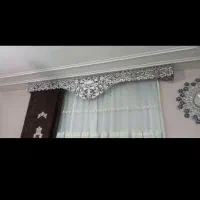 پرده سلطنتی با تاج سفید|پرده، رانر، رومیزی|شیراز, منطقه هوایی شهید دوران|دیوار