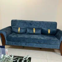 مبل ۷نفره همراه با میژ وسط|مبلمان خانگی و میز عسلی|قائم‌شهر, |دیوار