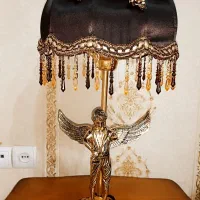 آباژور رومیزی برنجی مدل فرشته