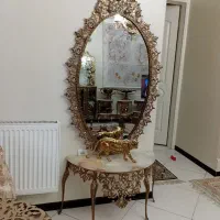 اینه کنسول برنز اصل برنجی میزخاطره برنزی