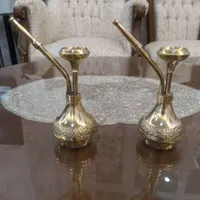 گلاب پاش برنجی و پرنده برنجی|کلکسیون اشیاء عتیقه|تربت‌حیدریه, ۴۵ متری|دیوار