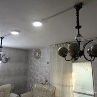 لوستر نو پنج شعله|لوستر و چراغ آویز|بندرعباس, |دیوار