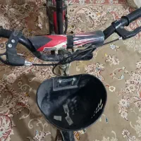 دوچرخه 16 خشک خشک رنگ قرمز مشکی شیک|دوچرخه، اسکیت، اسکوتر|زابل, |دیوار