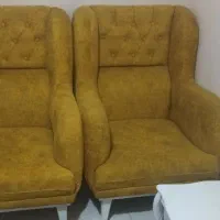 مبل راحتی ۵ نفره جنس خوب|مبلمان خانگی و میز عسلی|کرج, محمود آباد|دیوار
