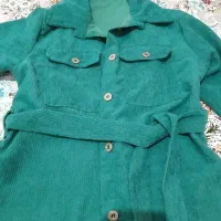 مانتو کبریتی پاییزی گرم سبز دخترانه زنانه|لباس|تبریز, |دیوار