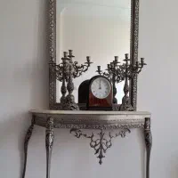 آینه و شمعدان، کنسول، مرمر اصل، ظریف