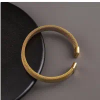 دستبند حصیری مردانه استیل