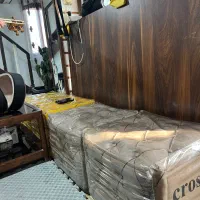 ۴عدد صندلی نیمکتی چرم با میز|صندلی و نیمکت|لاهیجان, لیل|دیوار