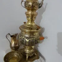 سماور سیاه قلم بسیار زیبا و انتیک نو نو اک