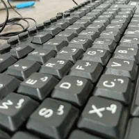 کیبورد کامپیوتر درجه یک خوش دست بدون ایراد