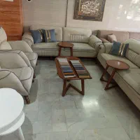 مبل ۸نفره تخت خواب شو بهمراه جلومبلی و عسلی اقساط