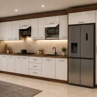 ۱۲ متر کابینت هایگلاس تحویل روز