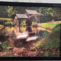 تابلو نقاشی چراغ دار