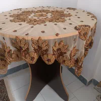 فروش میز گرد کامل|پرده، رانر، رومیزی|میانه, |دیوار