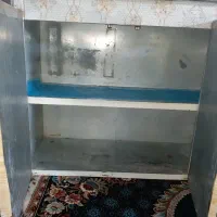 کابینت ۳ در و ساعت تاجدار برنز|کتابخانه، شلف، قفسه‌های دیواری|اندیمشک, |دیوار