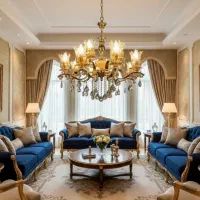 لوستر ۱۲ شعله (شاخه مرغابی)|لوستر و چراغ آویز|ارومیه, |دیوار