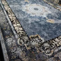 فرش گلبرجسته طرح باغ گل ۱۲۰۰شانه|فرش|دهدشت, |دیوار