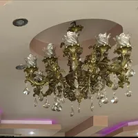 لوستر ۱۲شعله مدل فرشته جنس برنجی