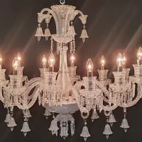 لوستر لاینر ۱۲ شاخه باکارات بلوری|لوستر و چراغ آویز|تهران, بهارستان|دیوار