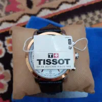 تیسوت‌نقره‌ای‌مسی‌بند‌چرمی‌مشکی‌‌‌ژاپن‌وسوییس|ساعت|مشهد, استاد یوسفی (شهرک غرب)|دیوار