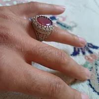 انگشتر یاقوت زیبا|جواهرات|اصفهان, باغ فدک|دیوار