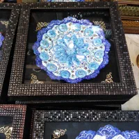 قاب بشقاب میناکاری و الماس تراش(عمده،تک)|صنایع دستی و سایر لوازم تزئینی|تهران, جنت‌آباد مرکزی|دیوار