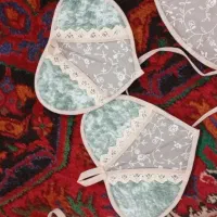 سرویس آشپزخانه پارچه ای دست دوز|سفره، حوله، دستمال آشپزخانه|خسروشاه, |دیوار