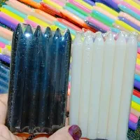 شمع قلمی بیبی کندل|صنایع دستی و سایر لوازم تزئینی|کیاشهر, |دیوار