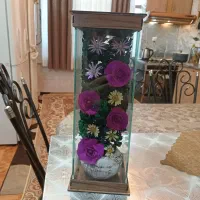 باکس گل شیشه ای