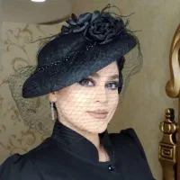 کلاه آیدا عروس مجلسی کاپ کلاه یلدا دستکش|لباس|مشهد, سپاد|دیوار