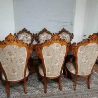 میز ناهارخوری 8نفرهچوب گردو اصل و بادوام بالا|میز و صندلی غذاخوری|نظرآباد, صالح آباد|دیوار