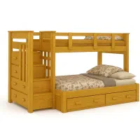 تخت دوطبقه چوب|تخت و سرویس خواب|کرج, حصارک بالا|دیوار