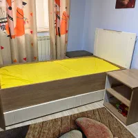 تخت نوجوان همراه با تشک و روکش ضد آب