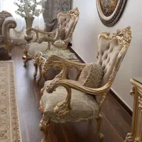 سرویس مبلمان استیل تماما چوب راش|مبلمان خانگی و میز عسلی|تهران, شهرک امید|دیوار