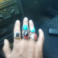 تعدادی انگشتر نقره ۹۲۵