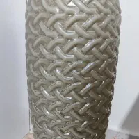 گلدان کنارسالنی شیشه ای بسیارشیک