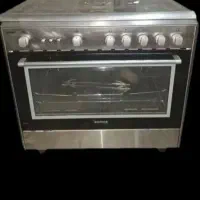 اجاق گاز اسنوا، استیل فر دار دارای ۲ جوجه گردان